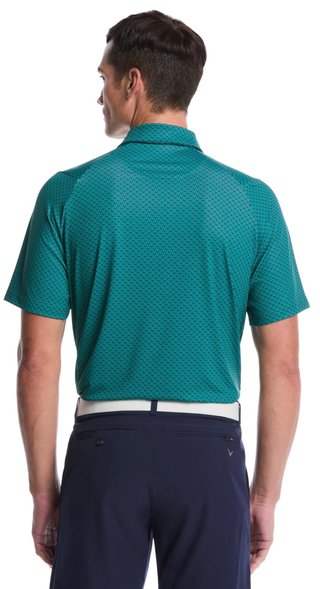 Callaway Trademark Printed polo homme, galapagos green