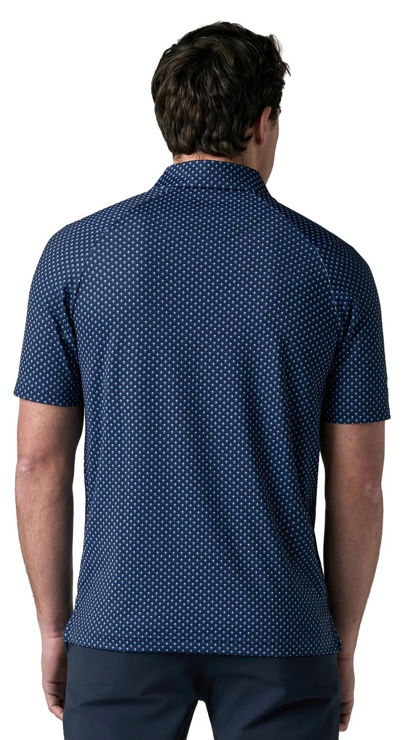 Callaway Trademark Golf Printed polo homme, peacoat