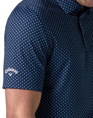 Callaway Trademark Golf Printed polo homme, peacoat