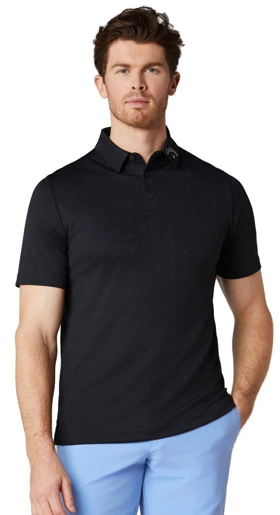 Callaway Odyssey Ventilated Jacquard polo homme, caviar