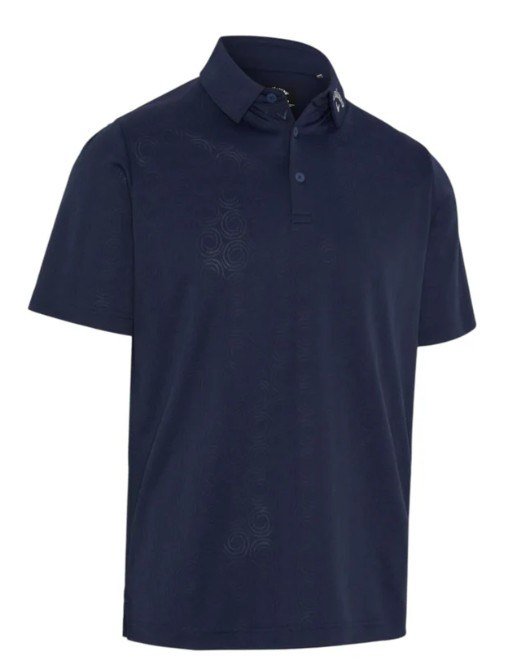 Callaway Odyssey Ventilated Jacquard polo homme, peacoat