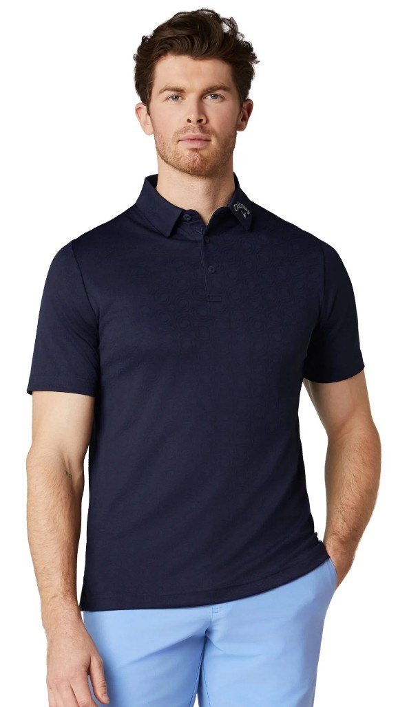 Callaway Odyssey Ventilated Jacquard polo homme, peacoat