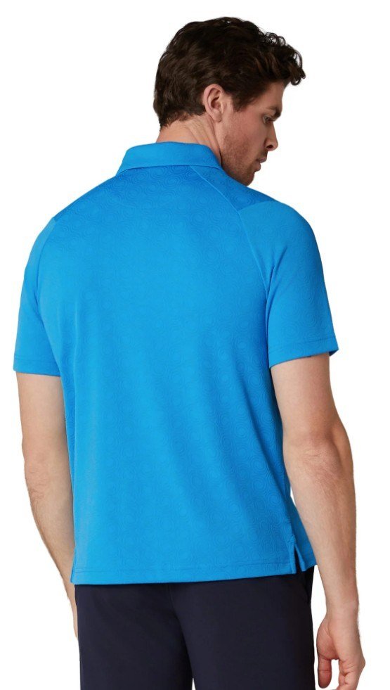 Callaway Odyssey Ventilated Jacquard polo homme, brilliant blue