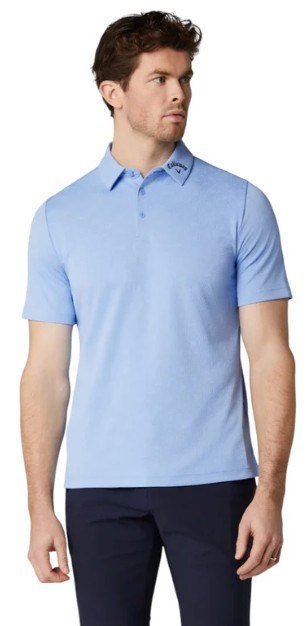 Callaway Odyssey Ventilated Jacquard polo homme, vista blue