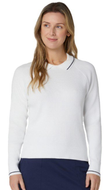 Callaway Collared pull femme, brilliant white
