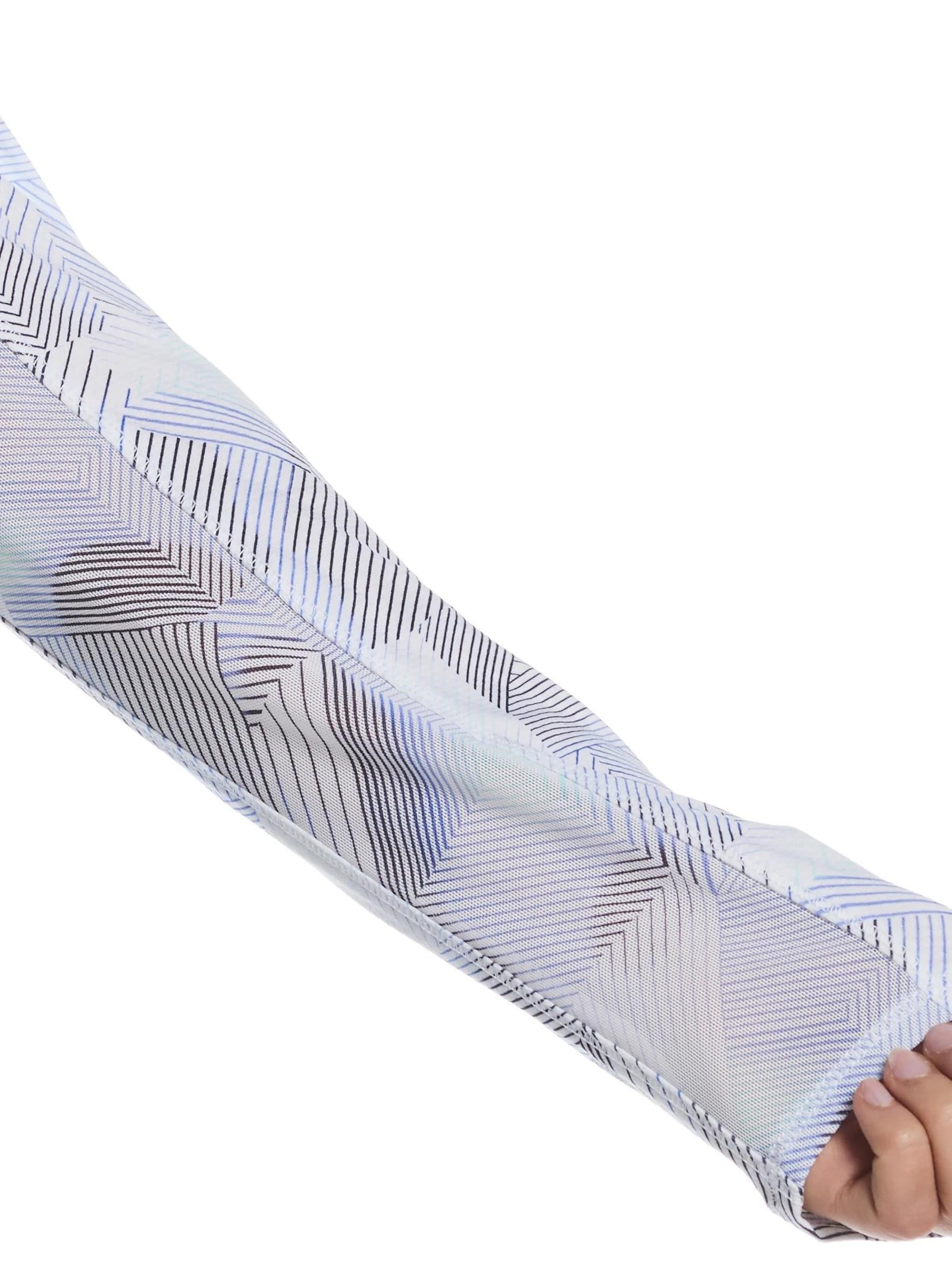 Callaway Active Geo Printed long sleeve polo femme, brilliant white