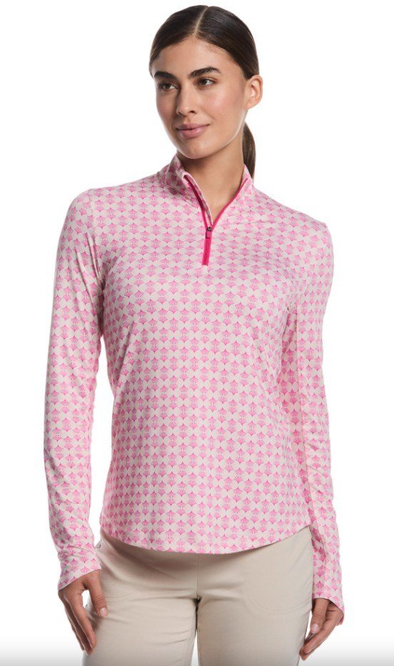 Callaway Deco Geo Printed sweatshirt femme, fuchsia purple