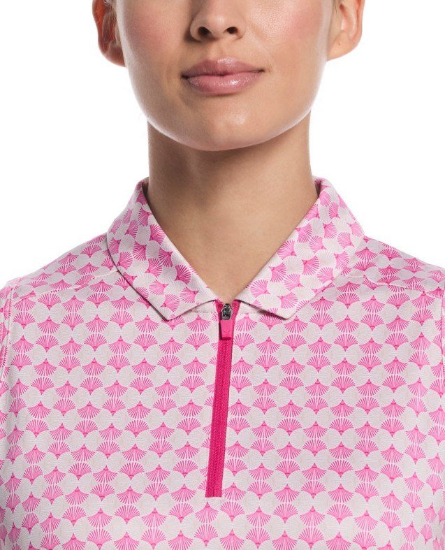 Callaway Deco Geo Print polo femme, fuchsia purple