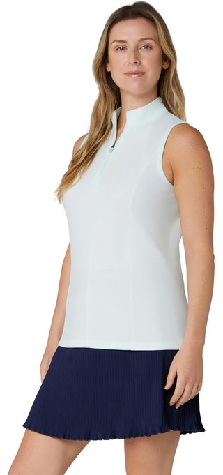 Callaway Rib Play Sleeveless polo femme, salt air