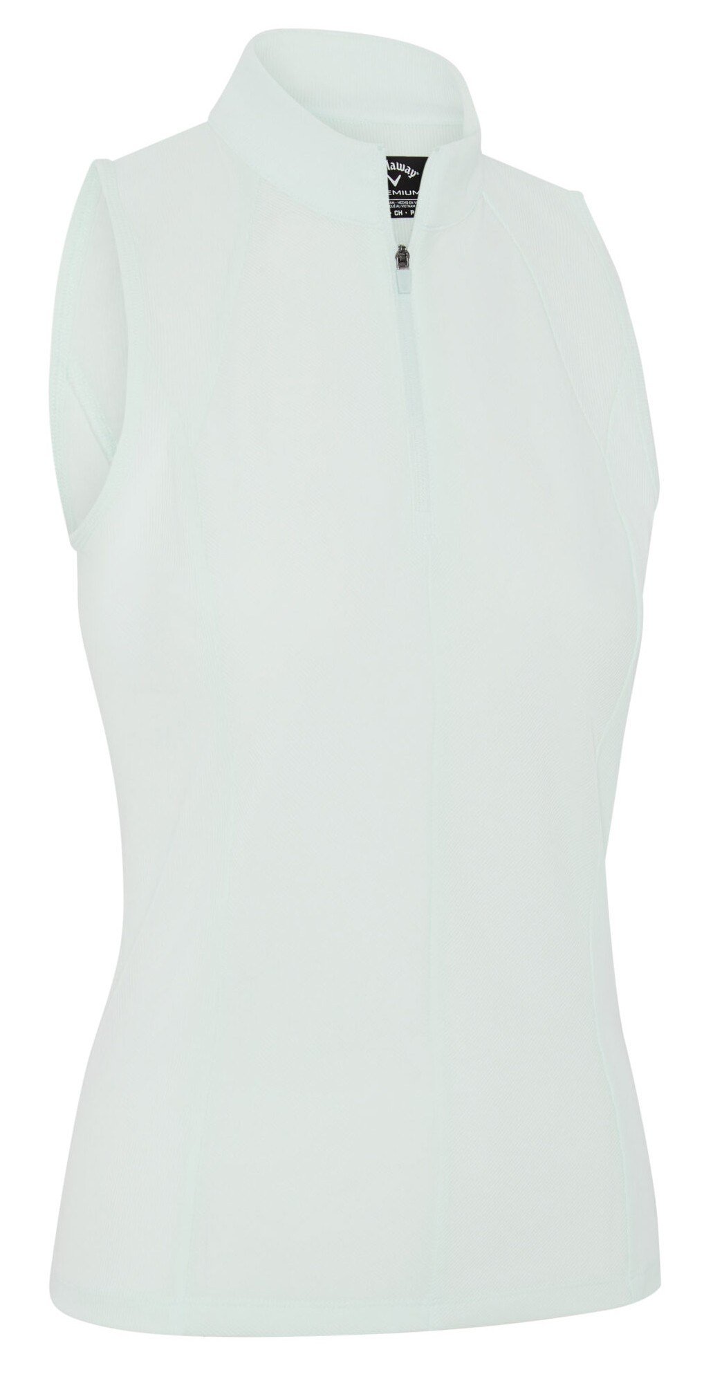 Callaway Rib Play Sleeveless polo femme, salt air