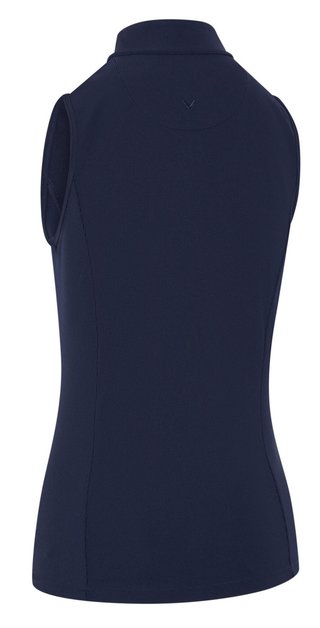 Callaway Rib Play Sleeveless polo femme, peacoat