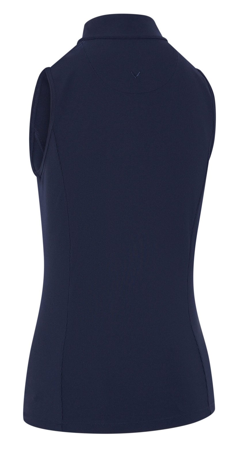 Callaway Rib Play Sleeveless polo femme, peacoat