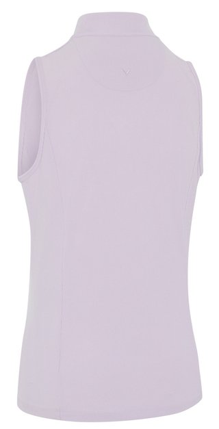 Callaway Rib Play Sleeveless polo femme, lilas pastel