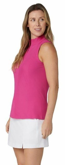 Callaway Rib Play Sleeveless polo femme, fuchsia purple