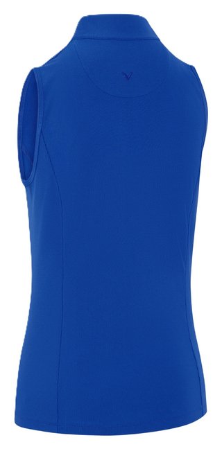 Callaway Rib Play Sleeveless polo femme, blue tattoo