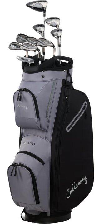 Callaway Reva 11PC Black set de golf femme 2026, graphite, LLH + sac chariot