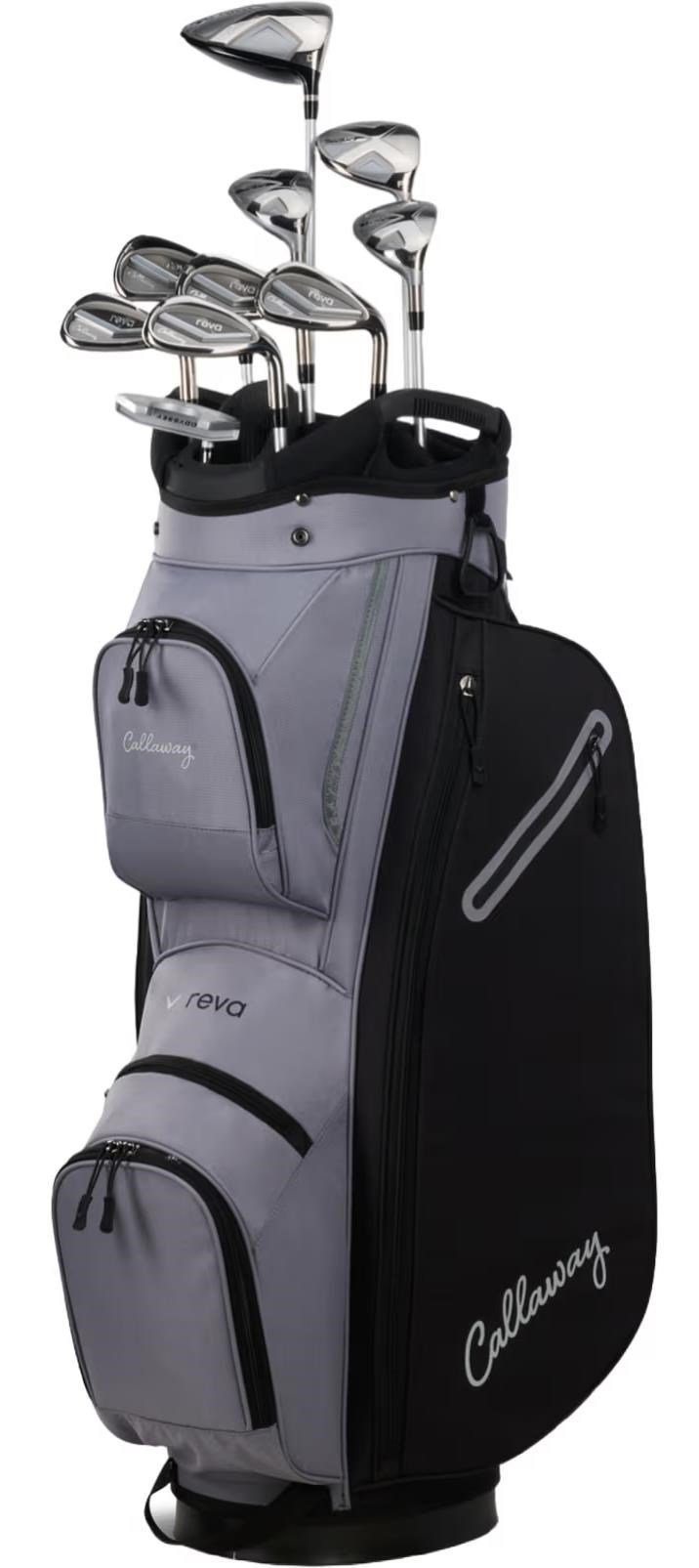 Callaway Reva 11PC Black set de golf femme 2026, graphite, LLH + sac chariot