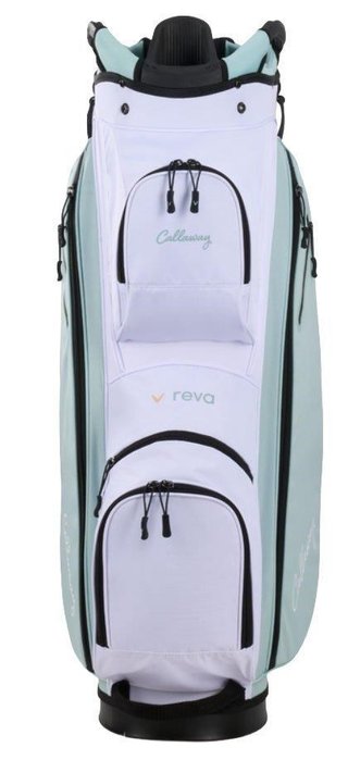 Callaway Reva 26 11PC Peach/Surf set de golf femme (graphite), main droite + sac chariot