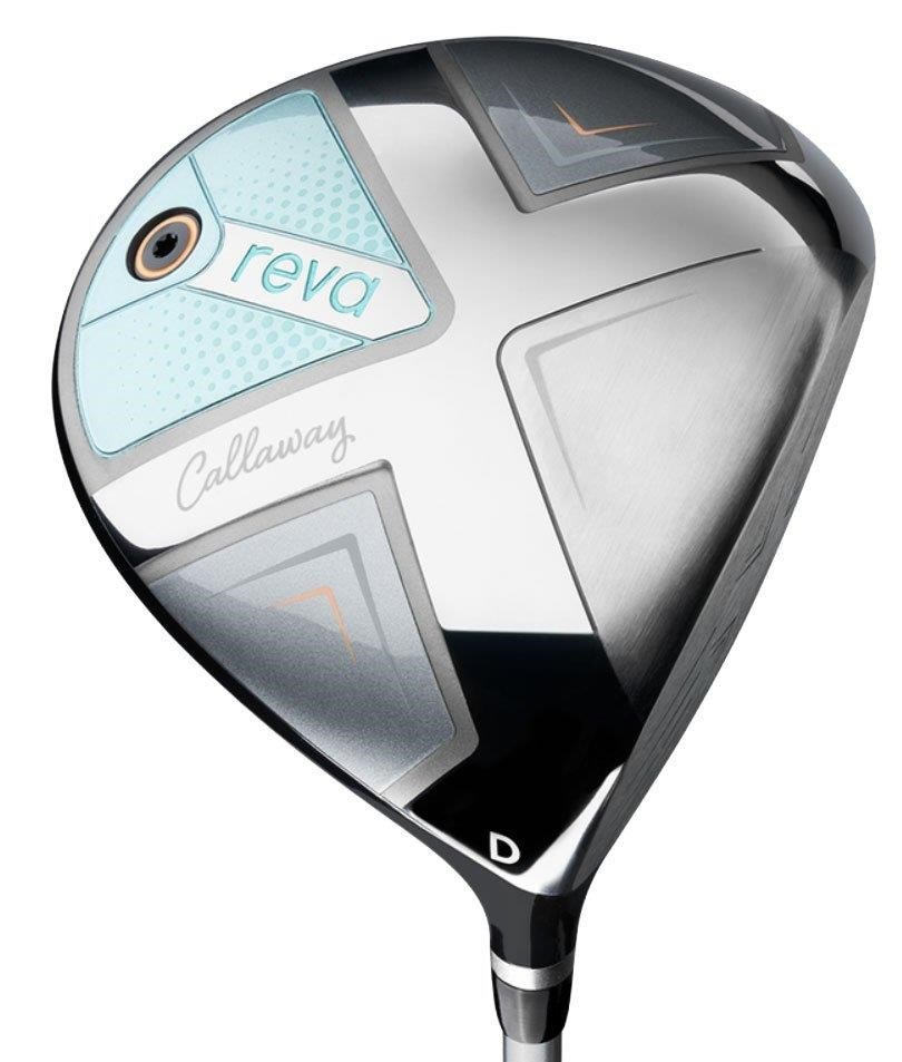 Callaway Reva 26 11PC Peach/Surf set de golf femme (graphite), main droite + sac chariot