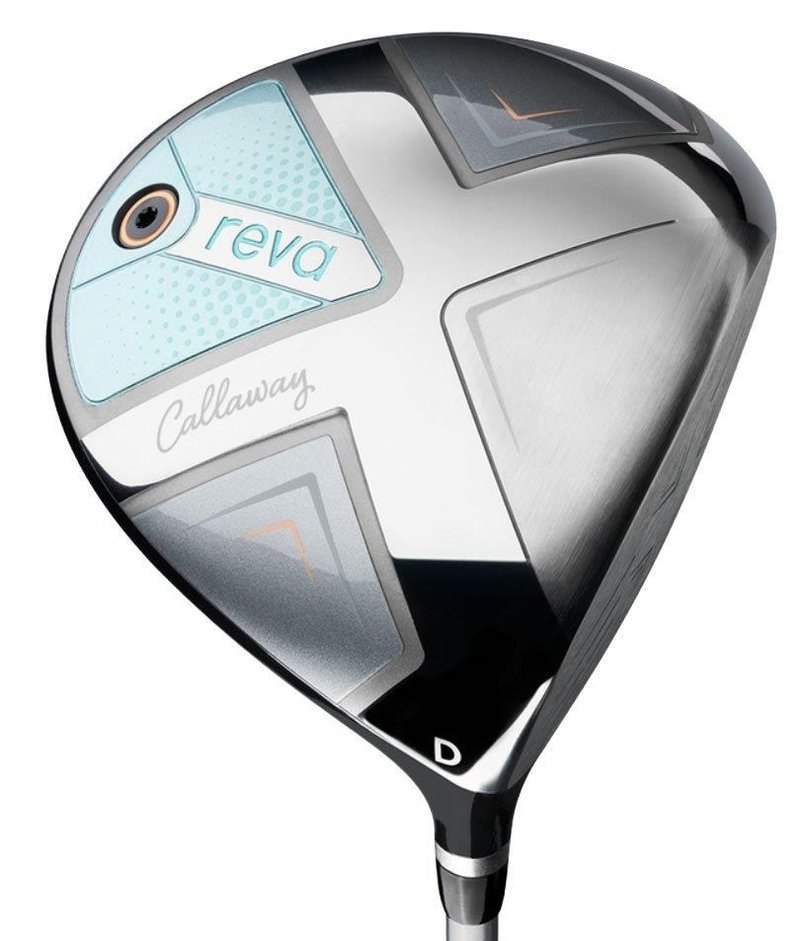 Callaway Reva 26 11PC Peach/Surf set de golf femme (graphite), main droite + sac chariot