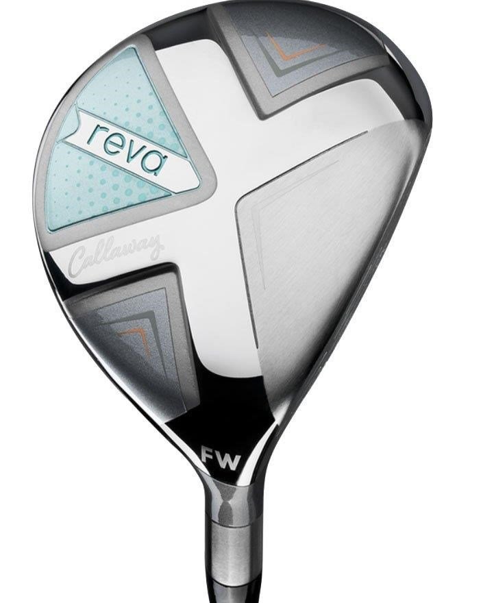 Callaway Reva 26 11PC Peach/Surf set de golf femme (graphite), main droite + sac chariot