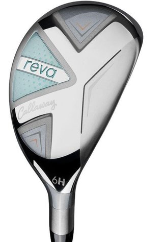 Callaway Reva 26 11PC Peach/Surf set de golf femme (graphite), main droite + sac chariot