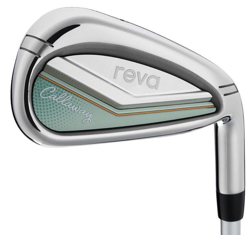 Callaway Reva 26 11PC Peach/Surf set de golf femme (graphite), main droite + sac chariot