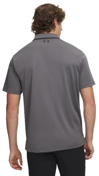 Under Armour Tech polo homme, graphite/noir
