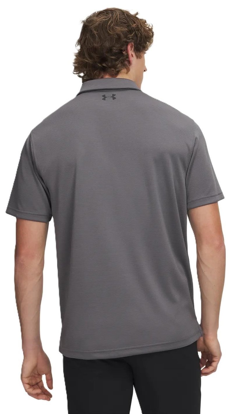 Under Armour Tech polo homme, graphite/noir