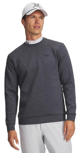 Under Armour Drive Midlayer Crew sweat-shirt homme, midnight navy