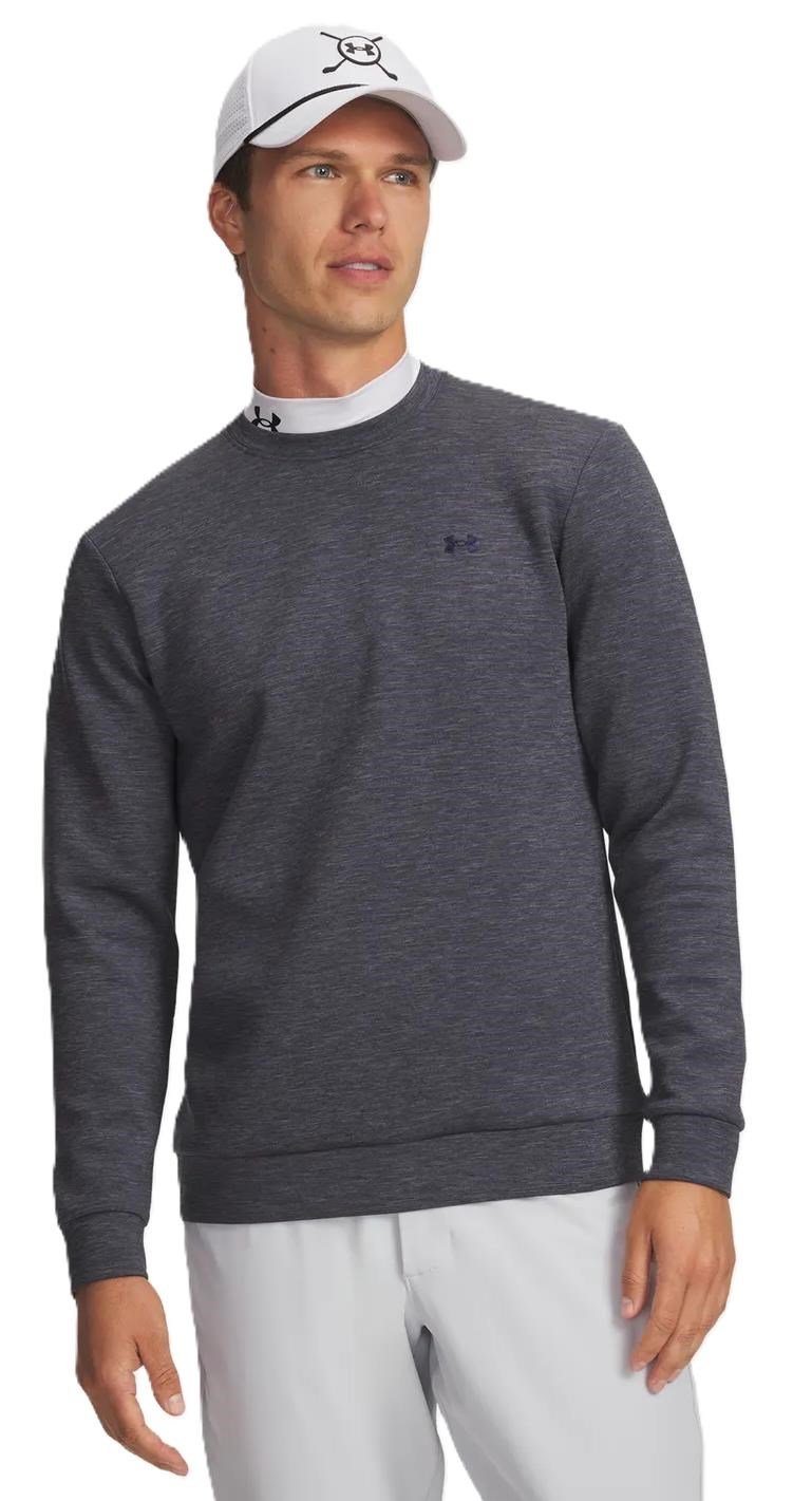 Under Armour Drive Midlayer Crew sweat-shirt homme, midnight navy