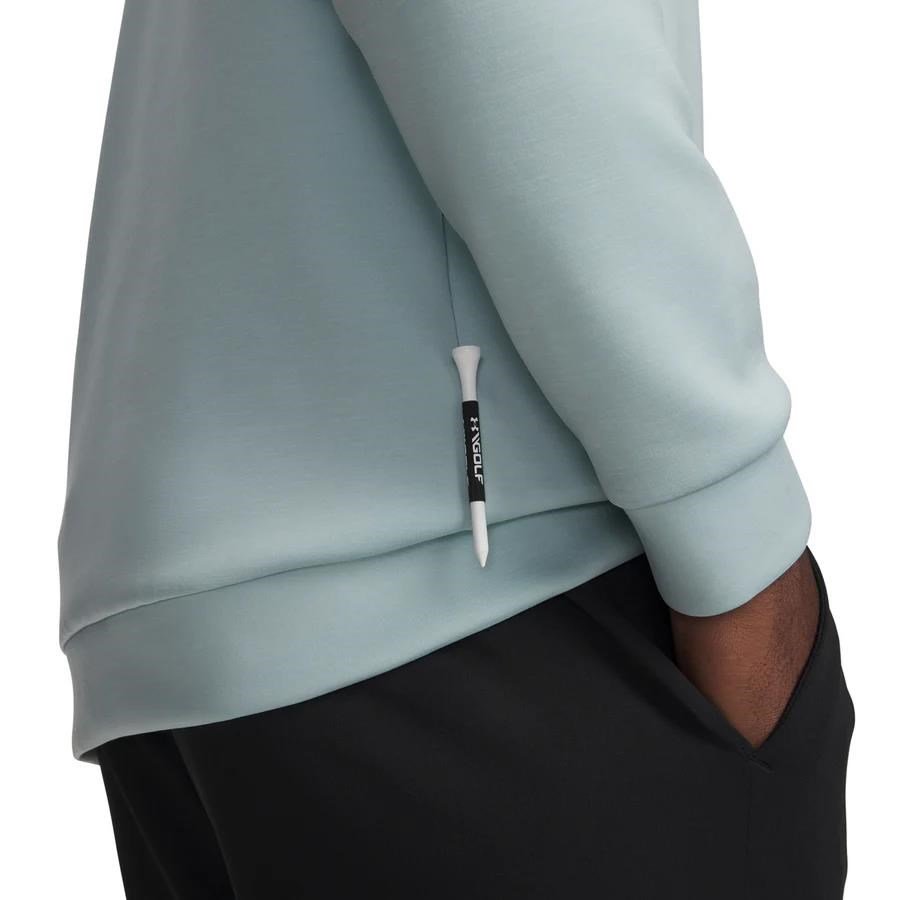 Under Armour UA Drive pull-over homme, bleu émail/menthe rafraîchissante