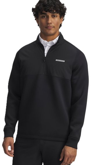Under Armour Drive Pro Hybrid Half Zip sweat homme, noir