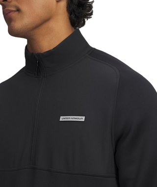 Under Armour Drive Pro Hybrid Half Zip sweat homme, noir