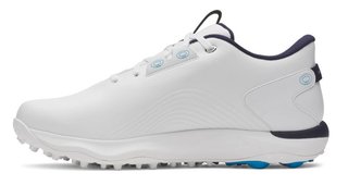 Under Armour Drive Fade 2 Spikeless chaussures de golf homme, blanc/argent métallique