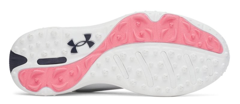 Under Armour Drive Fade 2 Spikeless chaussures de golf femme, blanches