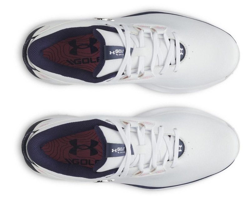 Under Armour Drive Fade 2 Spikeless chaussures de golf femme, blanches