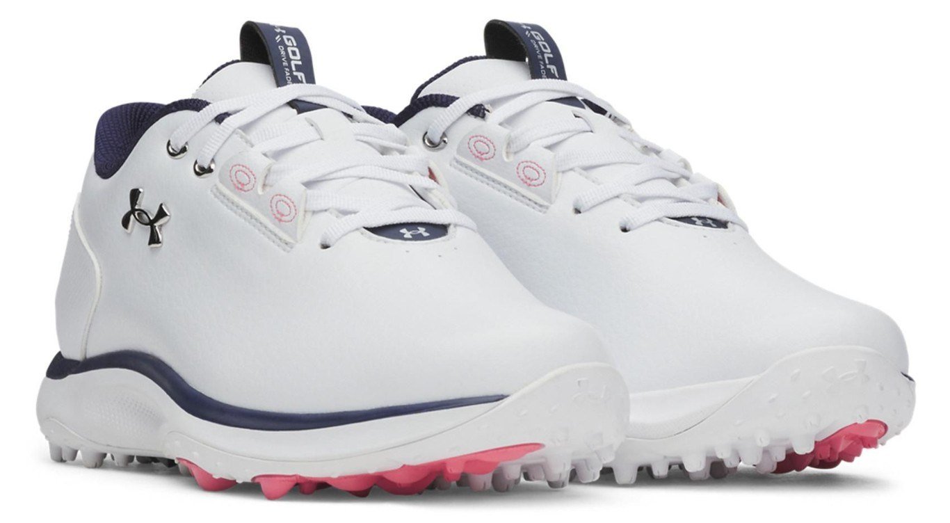Under Armour Drive Fade 2 Spikeless chaussures de golf femme, blanches