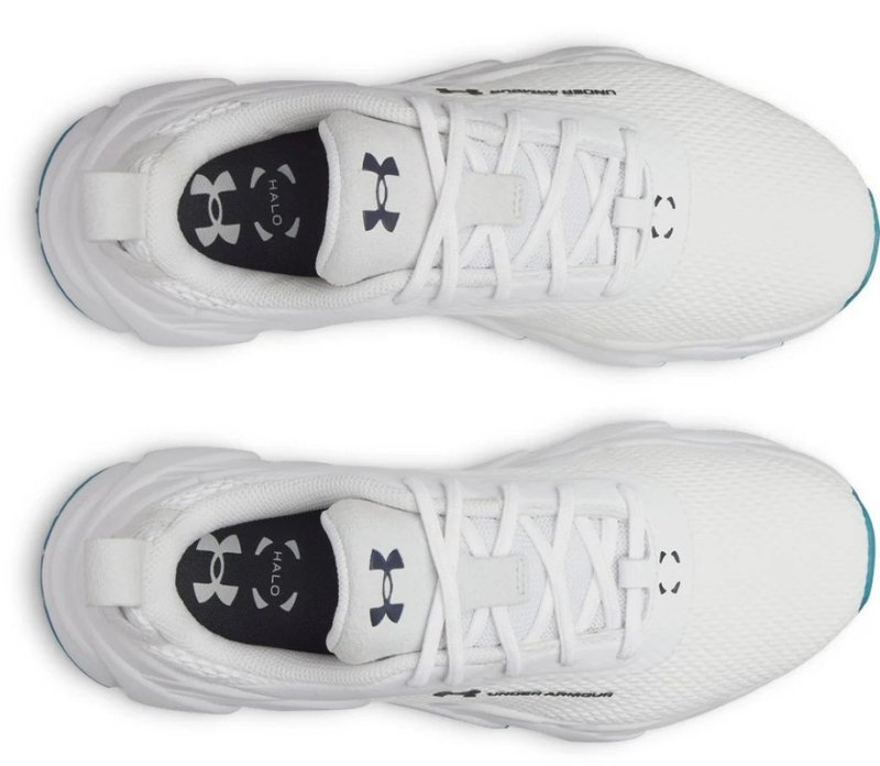 Under Armour Halo Tour Hybrid Spikeless chaussures de golf femme, blanches
