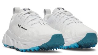 Under Armour Halo Tour Hybrid Spikeless chaussures de golf femme, blanches