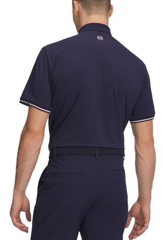 Under Armour Dry Pique polo homme, midnight navy/prime pink