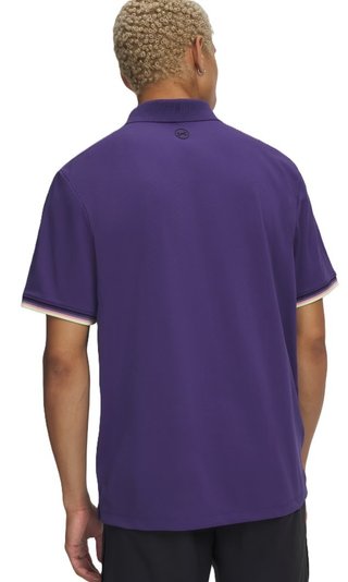 Under Armour Dry Pique polo homme, mystical purple/black