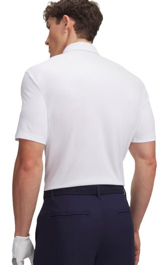 Under Armour Dry Horizon polo homme, blanc/bleu marine