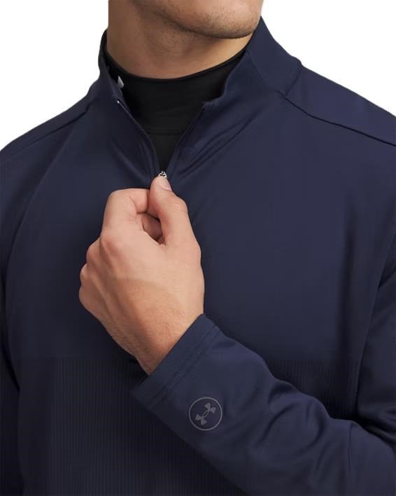 Under Armour Drive Lightweight 1/2 Zip sweat homme, midnight navy/midnight navy fade heather/castlerock