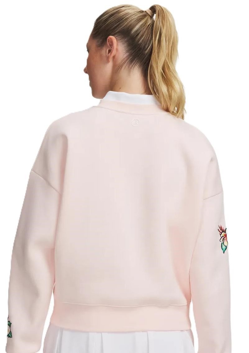 Under Armour Icon Golf Trip Crew pull femme, rose