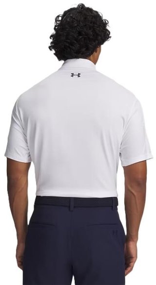Under Armour Matchplay polo homme, blanc/gris foncé
