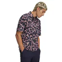 Under Armour Matchplay Printed polo homme, midnight navy/posh pink