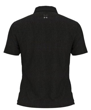 Under Armour Halo Bonded Jacquard polo femme, noir