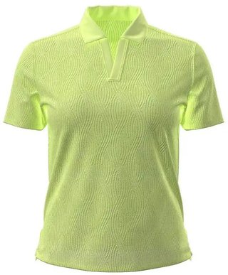 Under Armour Halo Bonded Jacquard polo femme, fade green
