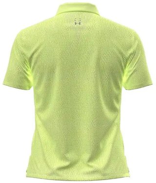 Under Armour Halo Bonded Jacquard polo femme, fade green